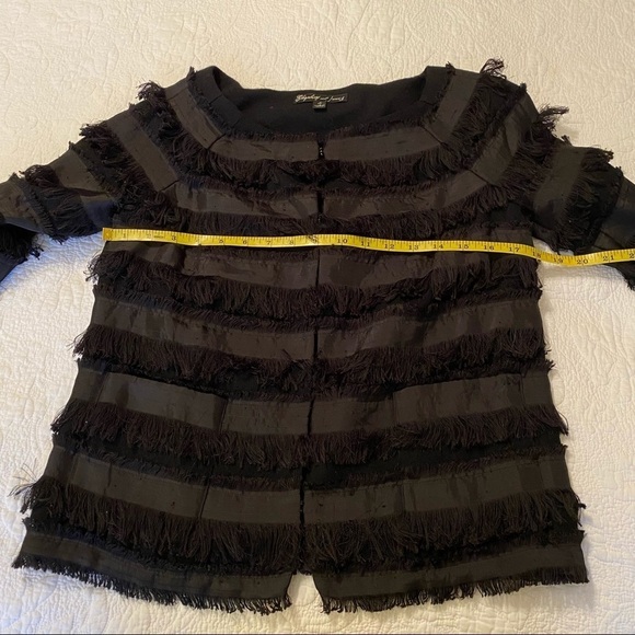 Elizabeth and James Fringe Wool Sunday Jacket - S - Picture 12 of 16